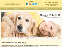 Tablet Screenshot of doggydetails2.com